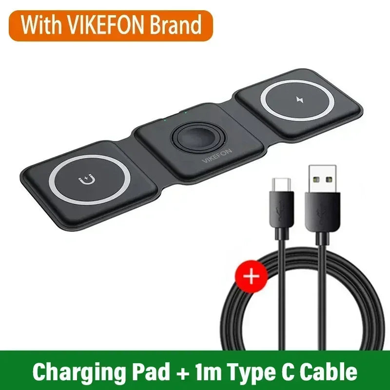 3 In 1 Wireless Charger Dock For iPhone And Smartwatch - Smarsty