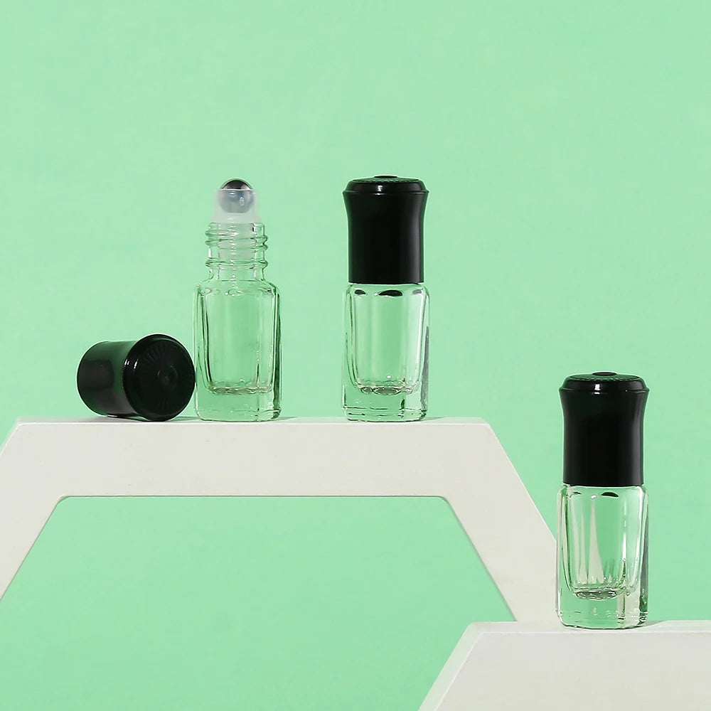 Mini Glass Roll-On Bottles Set for Travel - Smarsty