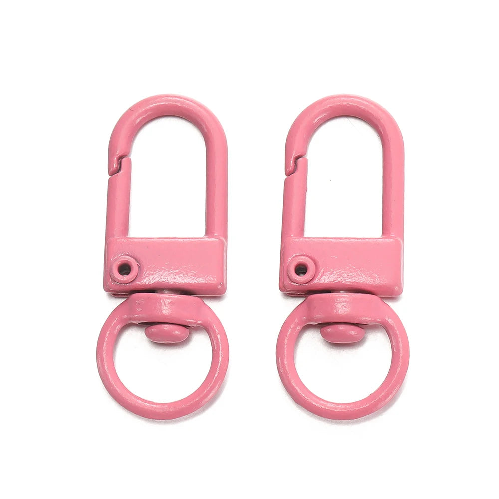 Colorful Alloy Snap Lobster Clasp Keychain Hooks Set - Smarsty