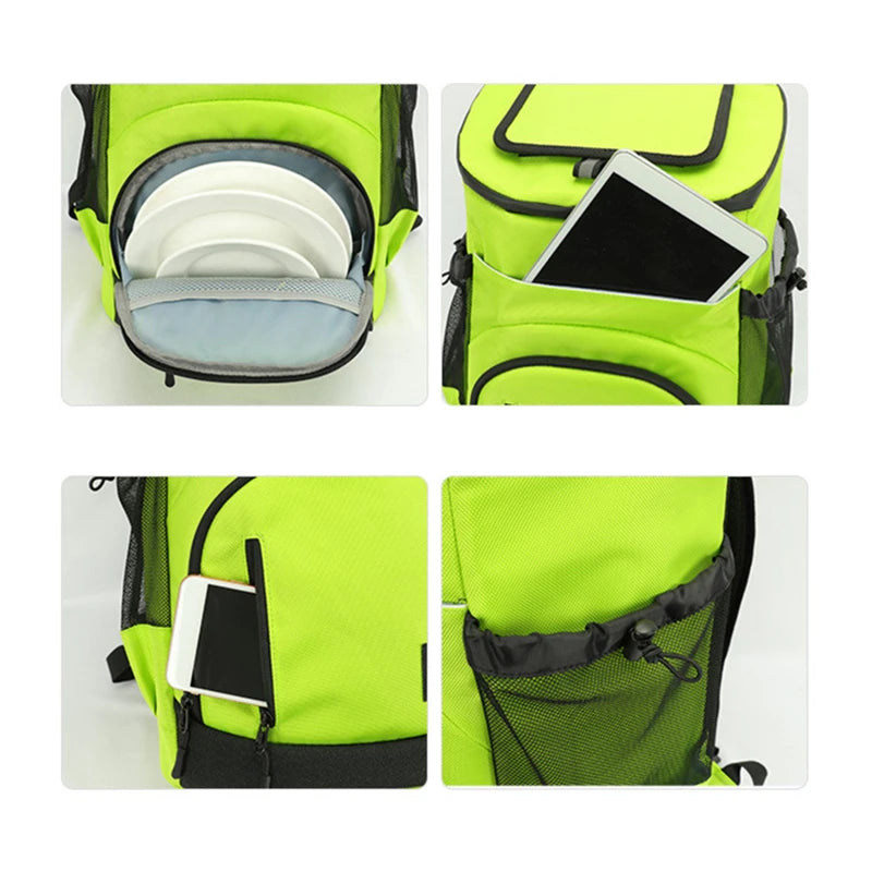Refrigerator Bags Soft Insulated Cooler Backpack Thermal Isothermal Fridge Travel Outdoor Beach Ice Beer Backpack 30L - Smarsty