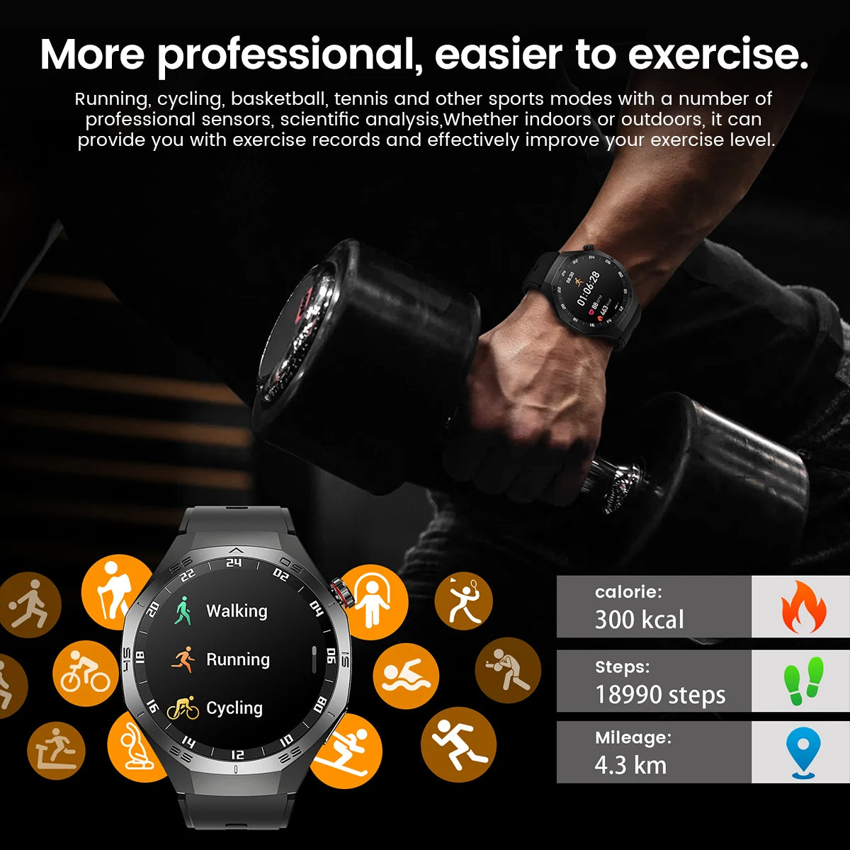 Huawei GT5 Pro Smart Watch with AMOLED Display and GPS - Smarsty