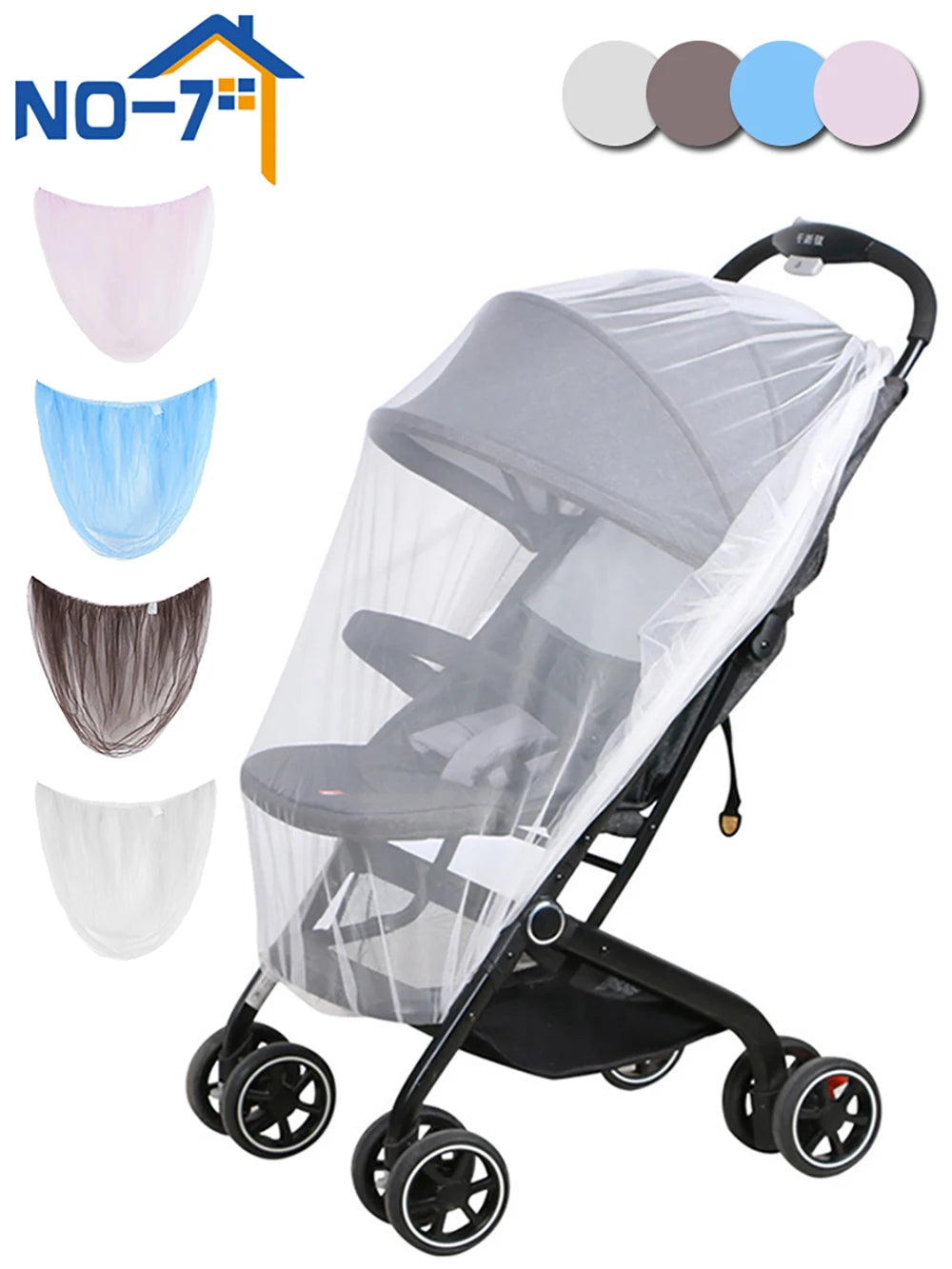 Portable Mosquito Net for Baby Stroller Protection - Smarsty