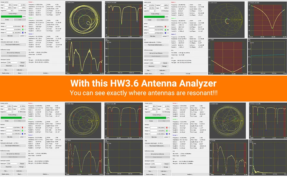 NanoVNA-H Vector Network Analyzer with Spectrum Tuning - Smarsty