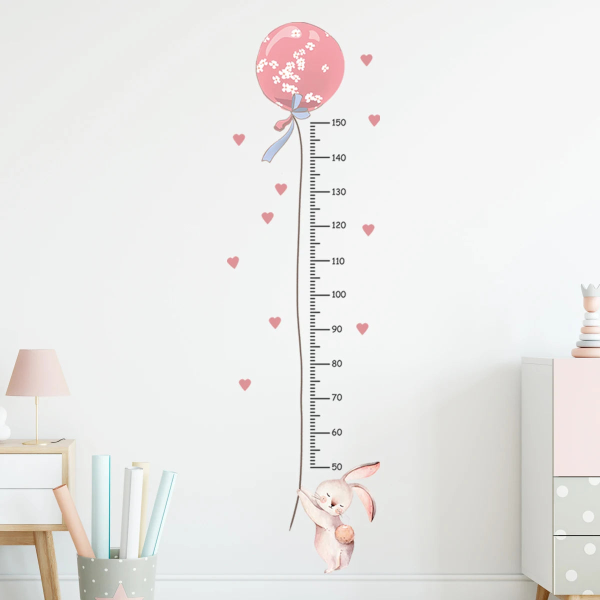 Cartoon Animal Height Ruler Wall Stickers for Kids Room - Smarsty