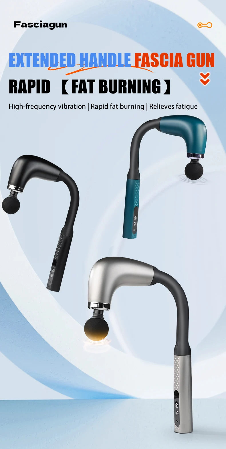 Electric Fascia Gun Massager for Body Relaxation - Smarsty