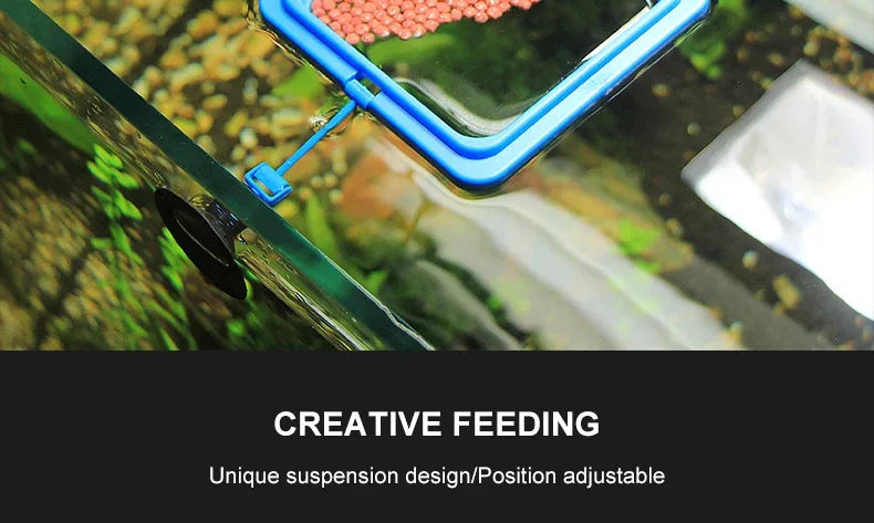 Portable Aquarium Fish Feeding Ring with Suction Cups - Smarsty