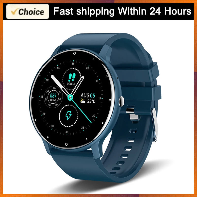 Smart Fitness Watch with Heart Rate Monitor and Waterproof Design - Smarsty