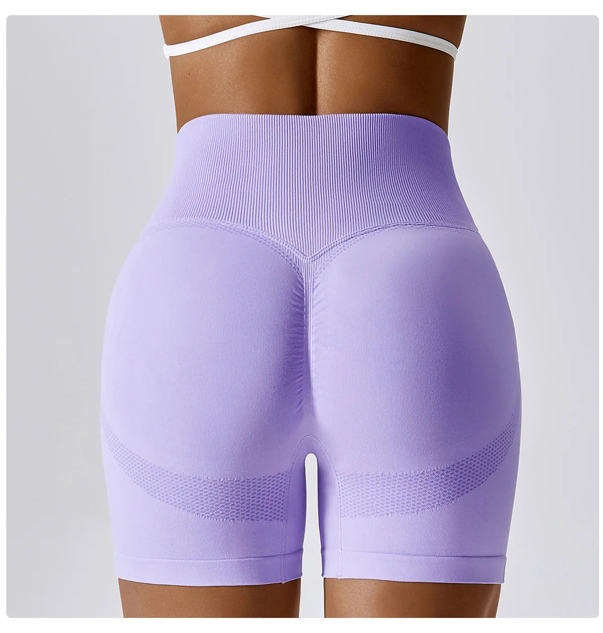 Women Shorts Seamless Sports Shorts For Women Cycling Jogging Fitness High Waist Push Up Gym Shorts Leggings Women Yoga Clothing - Smarsty