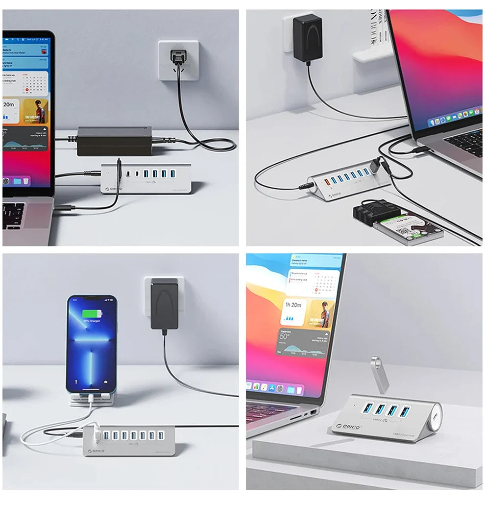 High Performance USB Docking Station With 10Gbps Hub