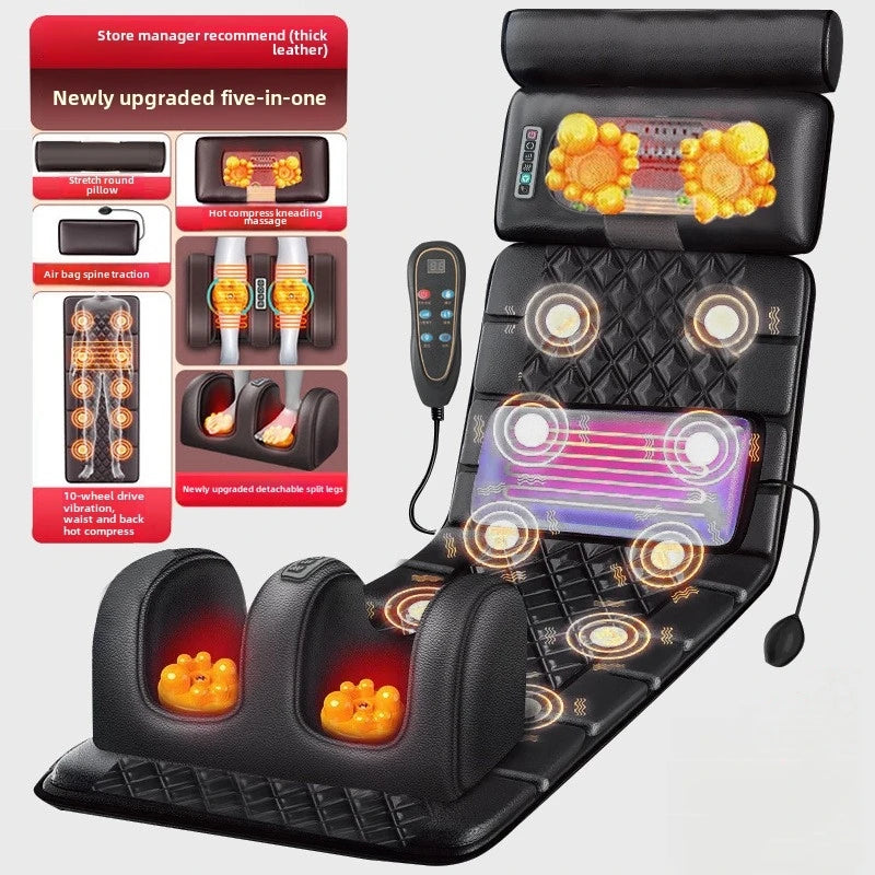Electric Full Body Massage Mattress With Heating Relaxation Feature - Smarsty