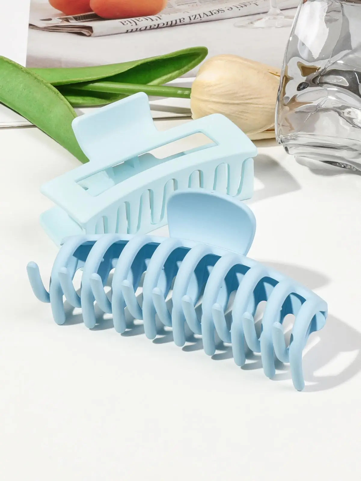 Mixed Color Hair Claw Clips Strong Hold For Curly Hair - Smarsty