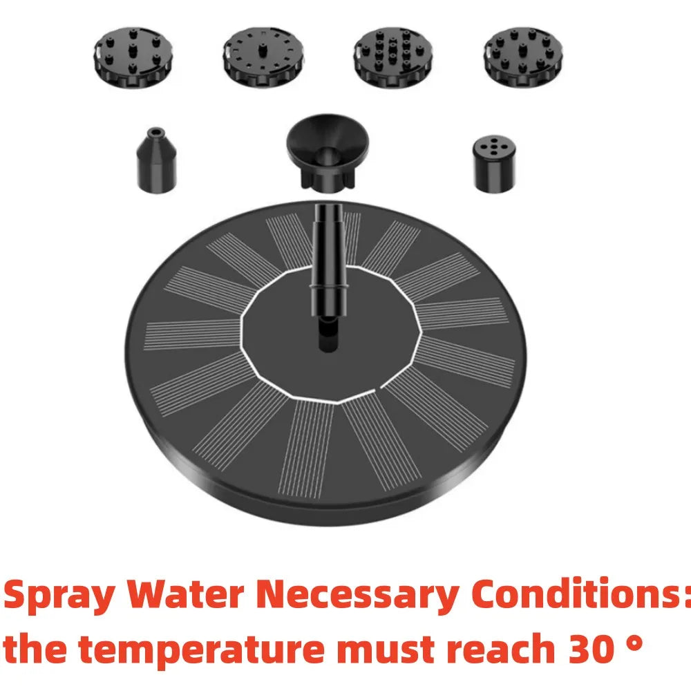 Energy Saving Solar Fountain Pump for Gardens - Smarsty