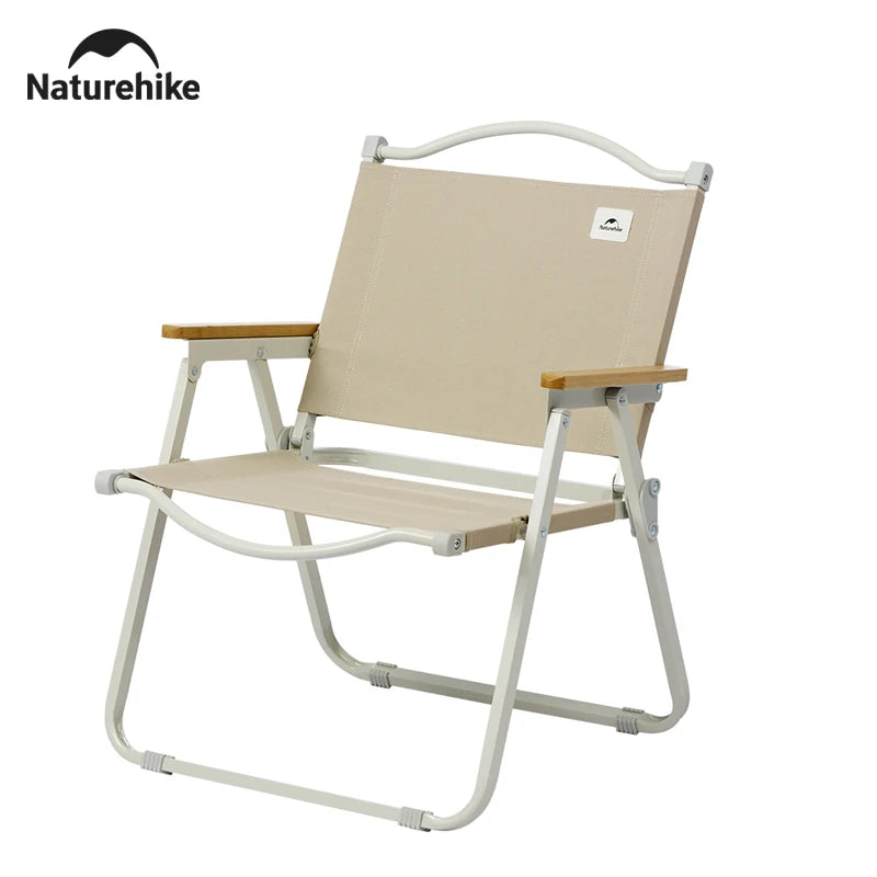 Naturehike Camping Chair Portable Folding Kermit Chair High Load Foldable Travel Wood Chair Outdoor Picnic Relax Fishing Chair