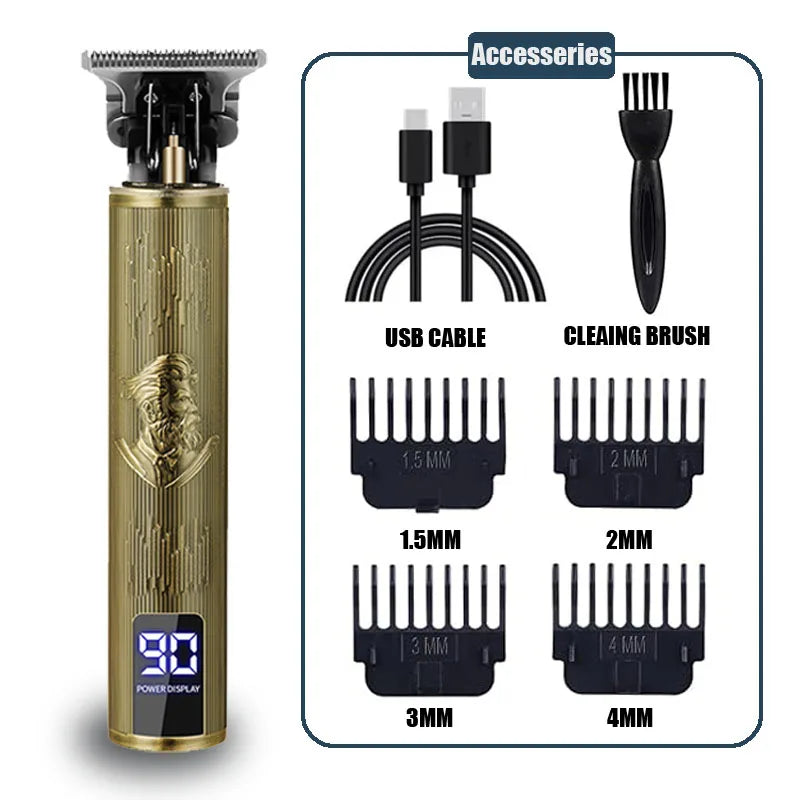 Heavy Metal Hair Clipper for Professional Men's Cuts - Smarsty