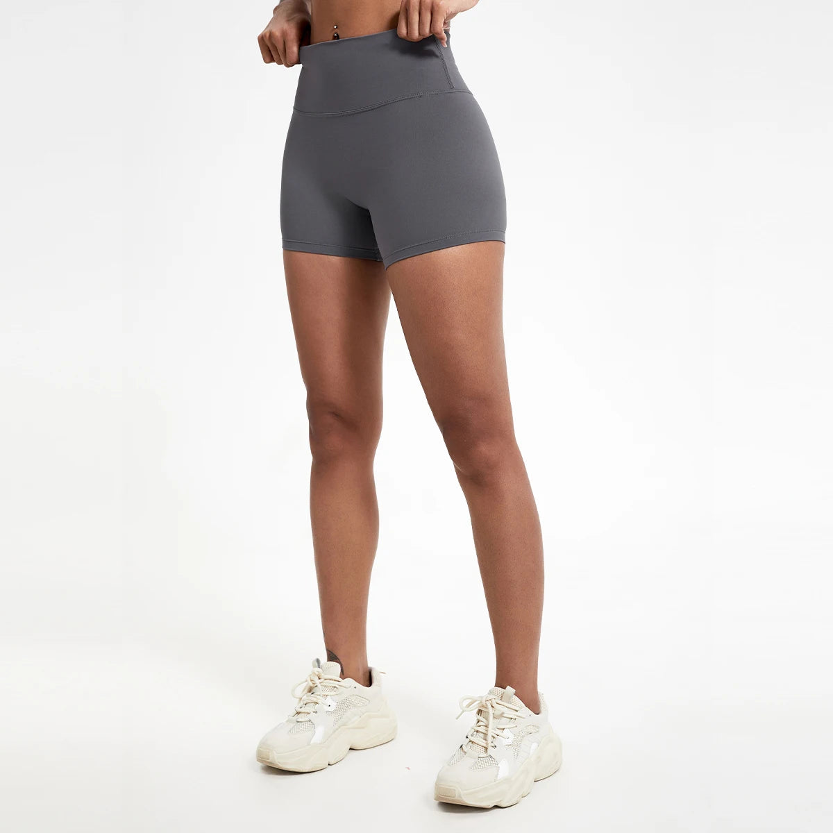 Hearuisavy Running Sports Shorts Women Buttock Lift Gym Leggings Women Cycling Slim Fit Workout Shorts High Waist Yoga Shorts - Smarsty