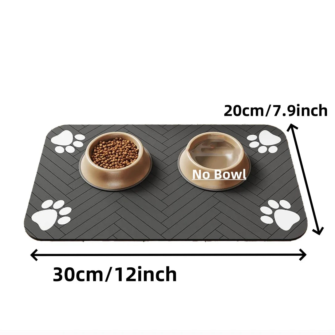 Absorbent Pet Feeding Mat with Waterproof Backing - Smarsty