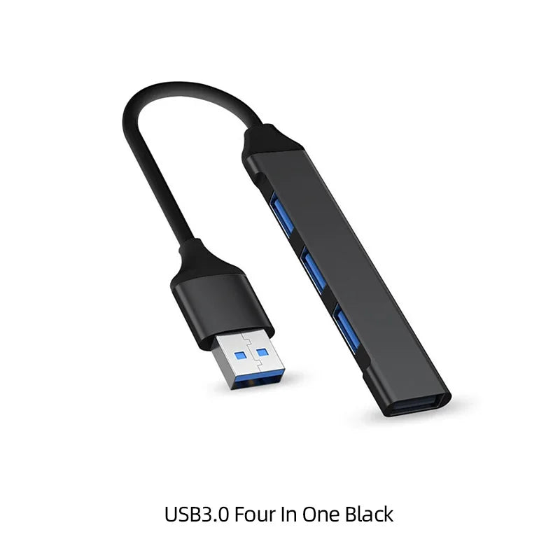 4 Port USB 3.0 Hub Ultra High Speed 5Gbps Transfer