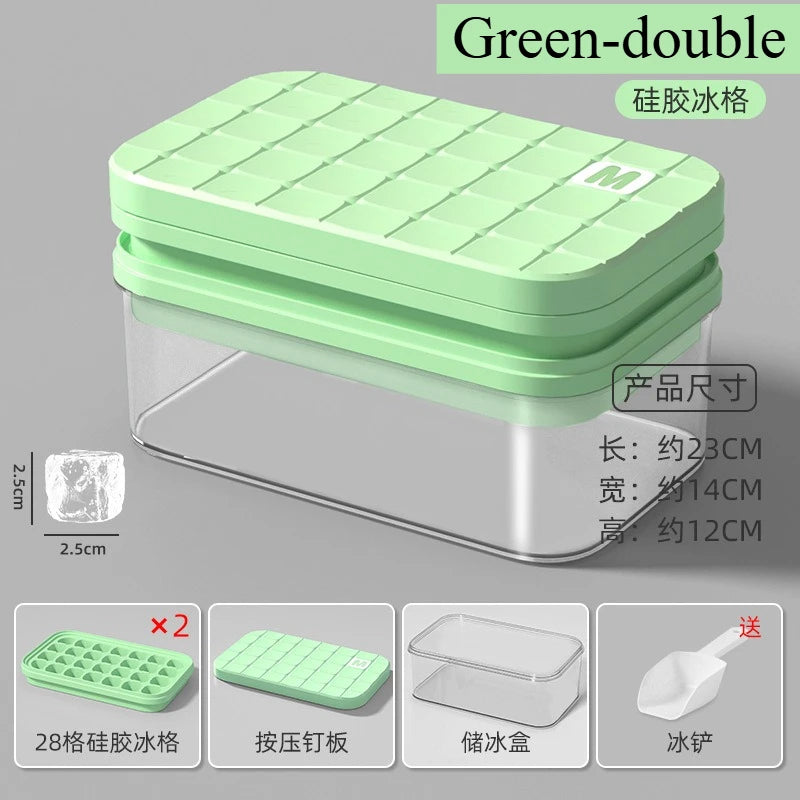 Large Capacity Silicone Ice Cube Tray for Easy Drinks - Smarsty