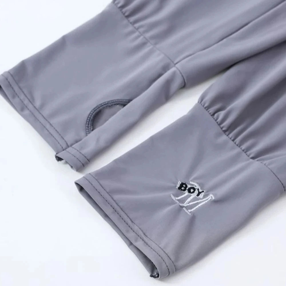 Mens UV Protection Ice Arm Sleeves Lightweight Cooling Gloves - Smarsty