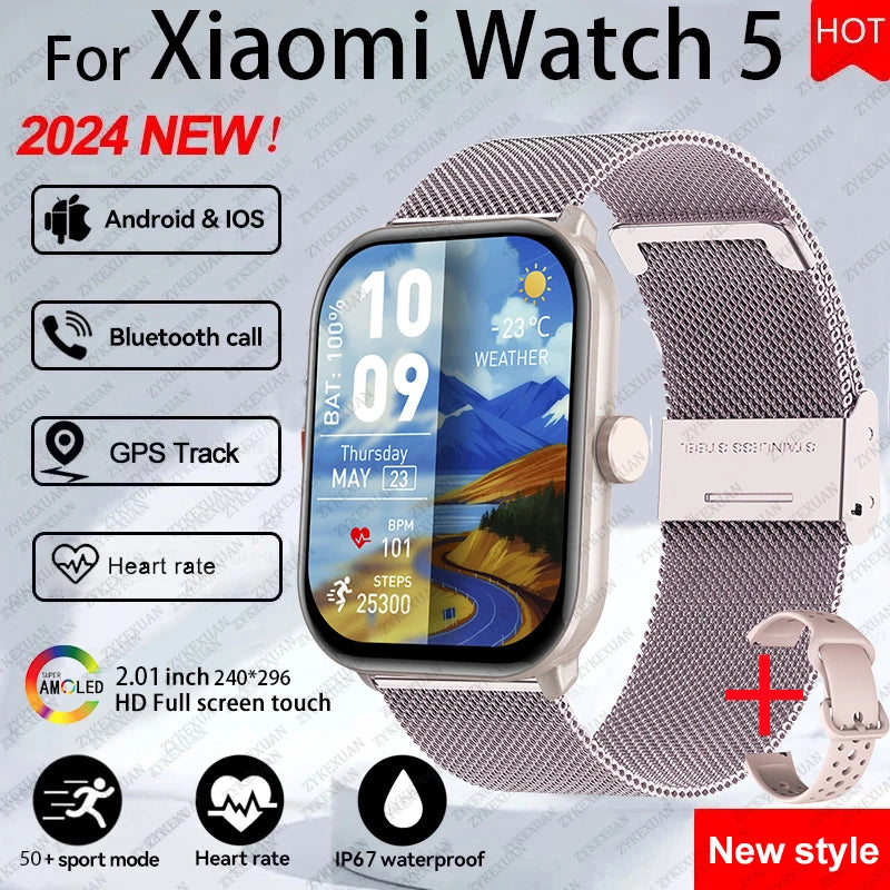 Xiaomi Watch 5 Global Version with HD AMOLED Screen - Smarsty