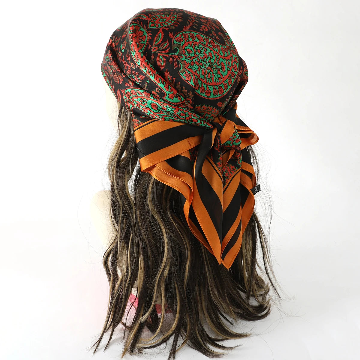 Luxury Silk Satin Scarf for Women with Sun Protection - Smarsty