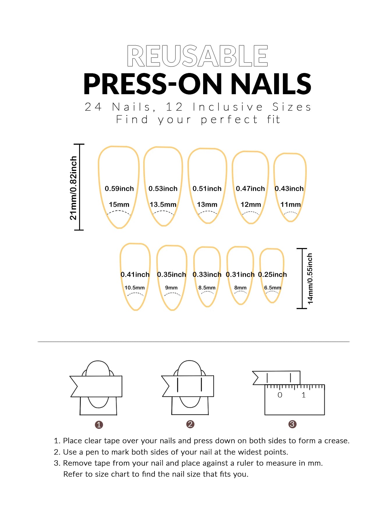 Medium Pink Candy Color Press On Nails Set - Smarsty