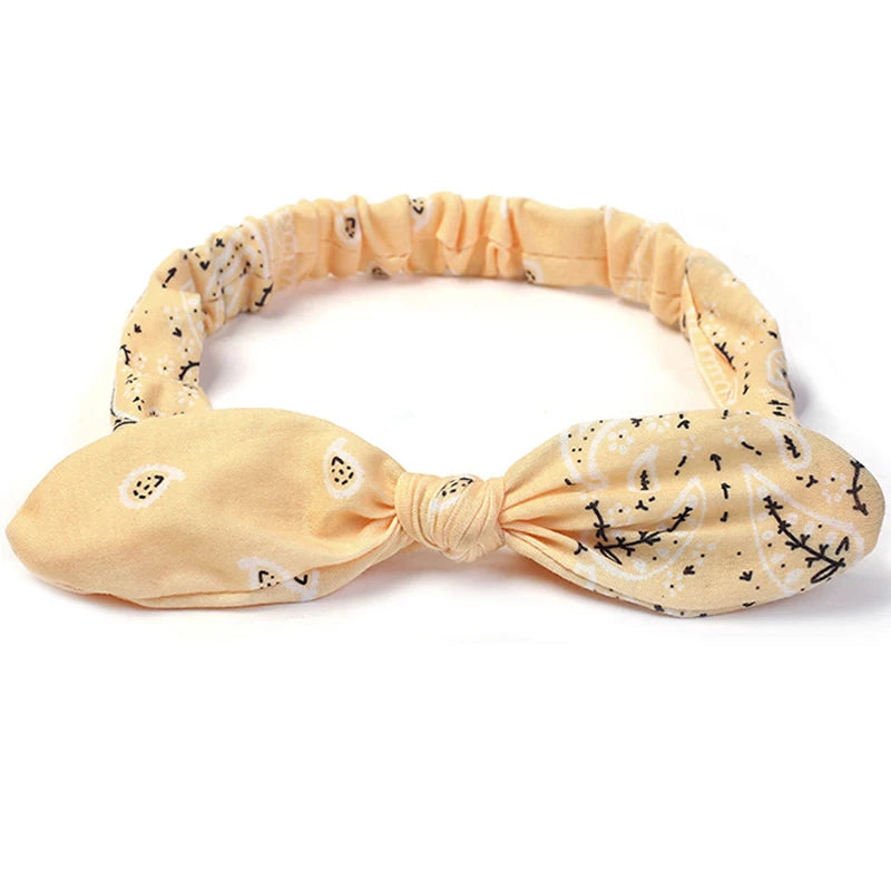 Boho Soft Elastic Headband For Women Vintage Cross Knot - Smarsty