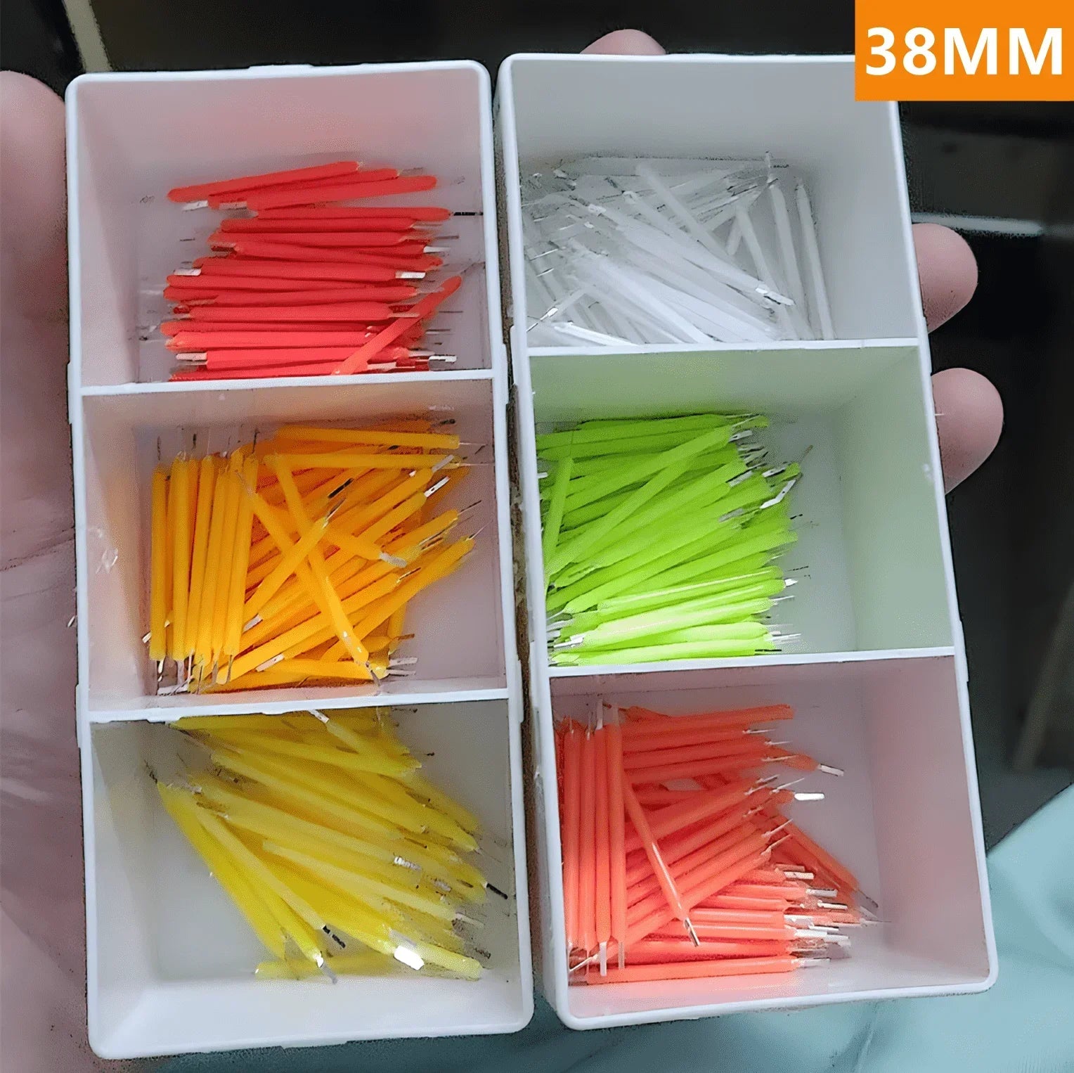 5~100PCS Per Box 3V 38mm LED Filament Multicolour COB Edison Bulb Lamp Incandescent Light Diodes Accessories Holiday Lighting - Smarsty