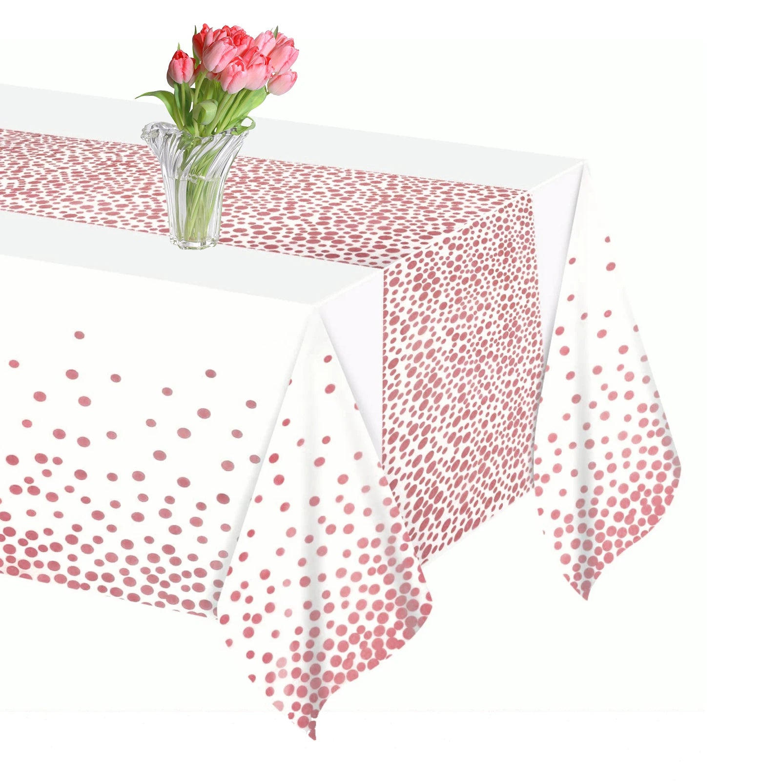 Black Gold Rectangular Tablecloth for Parties and Events - Smarsty