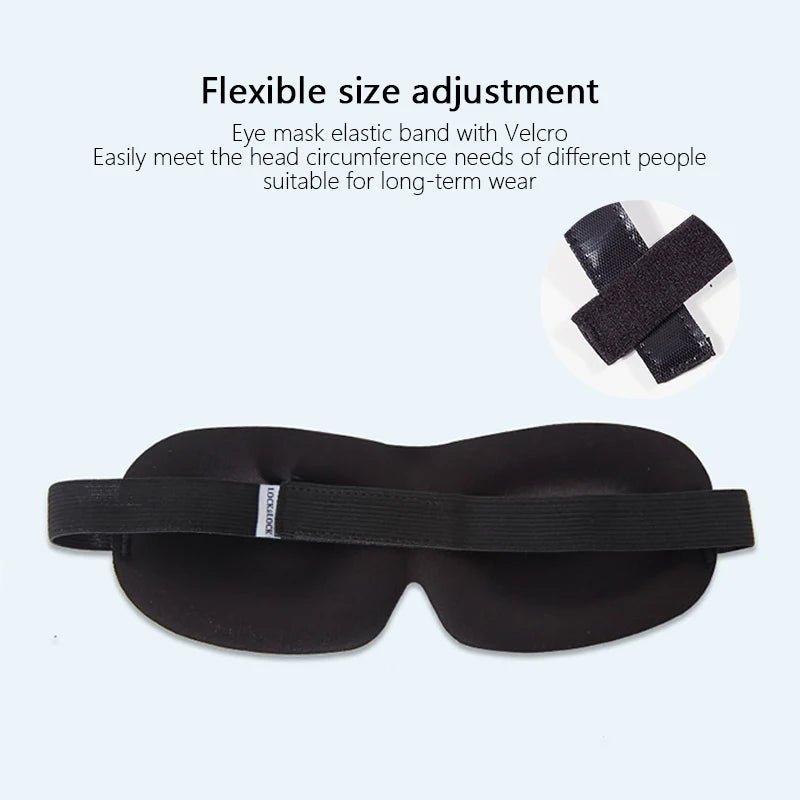 3D Contoured Sleep Eye Mask for Total Light Blockout - Smarsty