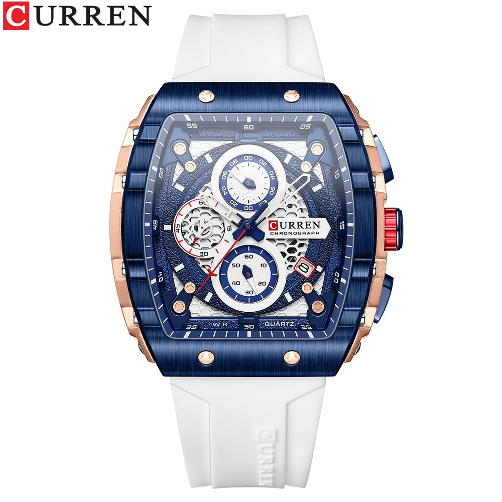 Curren Sports Large Dial Casual Quartz Watch - Smarsty