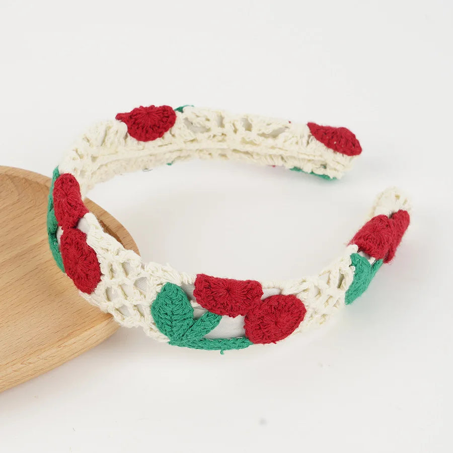 Knitted Headband Bohemian Handmade Summer Seaside Cotton - Smarsty