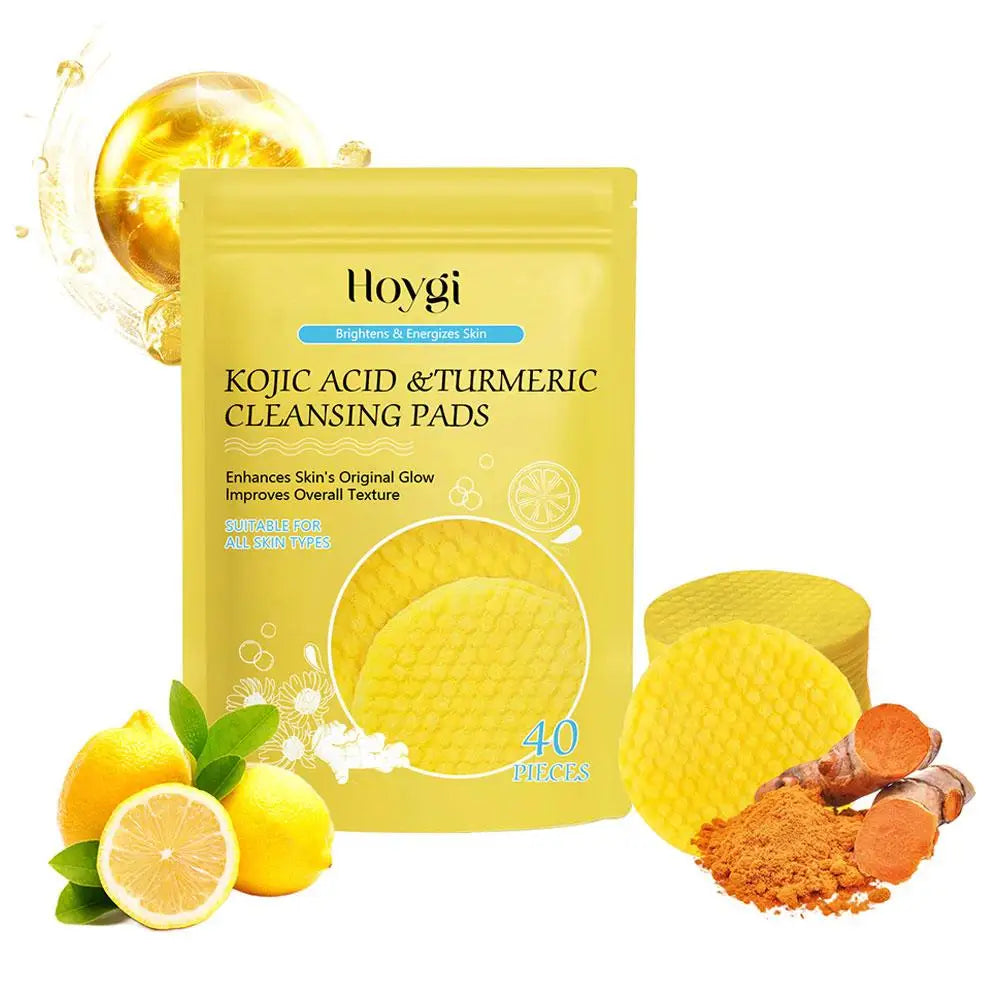 Turmeric Kojic Acid Exfoliating Cleansing Pads Combo - Smarsty