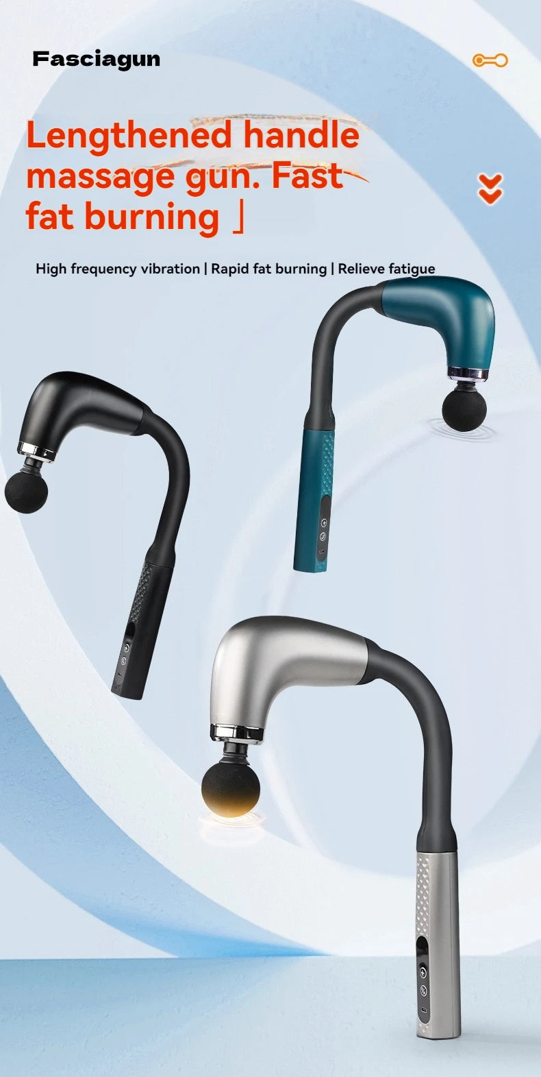 Smart Fascia Gun Electric Massager for Deep Tissue Relief - Smarsty