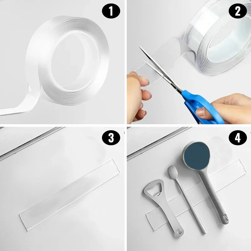 Transparent Waterproof Nano Tape for Strong Adhesion - Smarsty