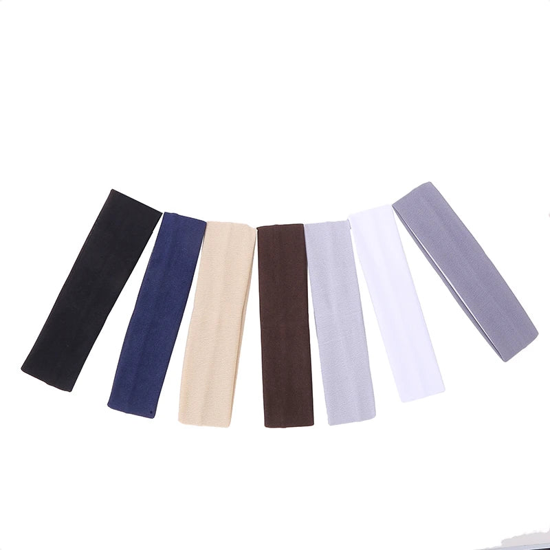 Breathable Yoga Headbands 7 Pack Sweat Absorbent Adjustable - Smarsty