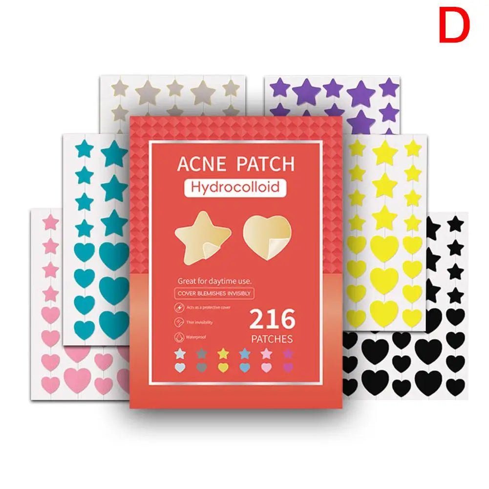 Colorful Star Acne Patches for Spot Treatment - Smarsty