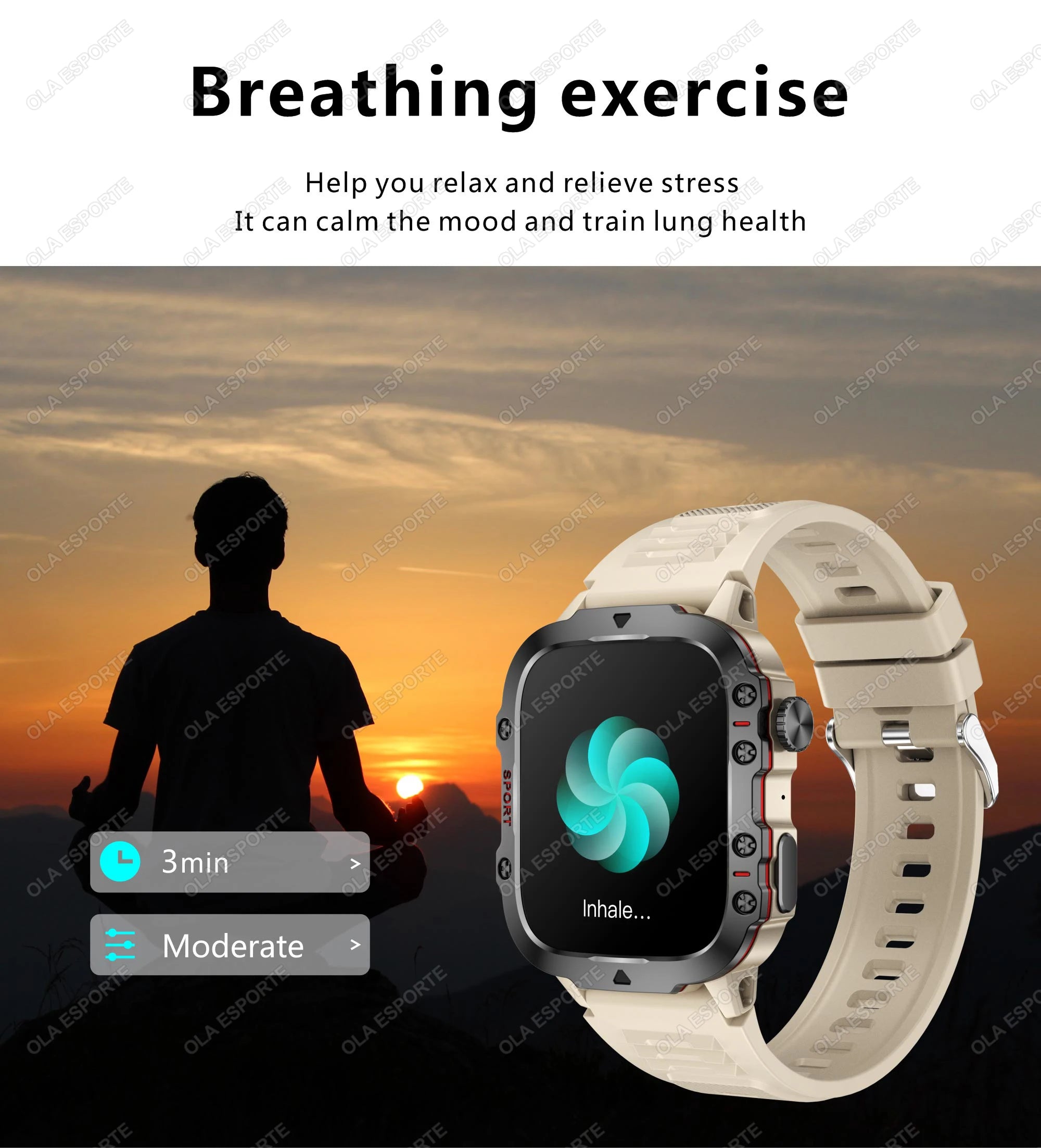 Xiaomi Military Smart Watch for Men with Health Monitor - Smarsty