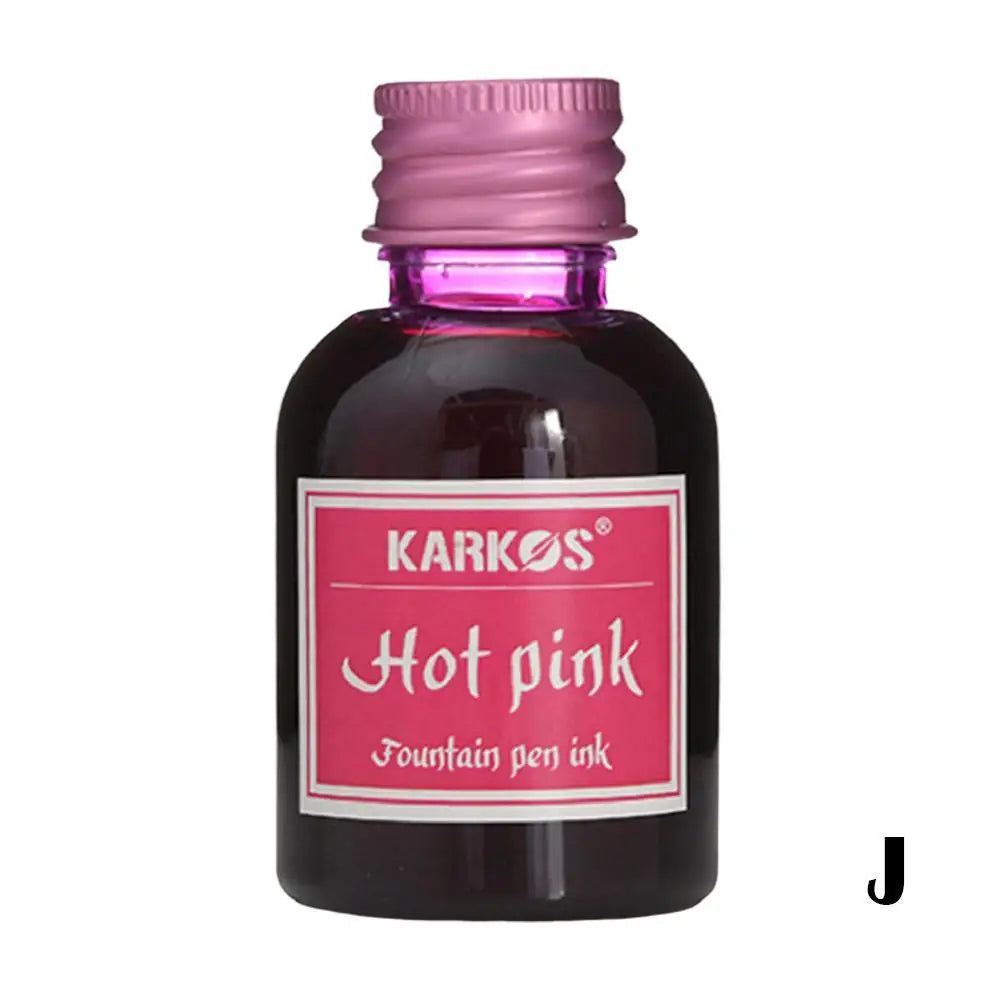 10 Colors 30ML Colorful Fountain Pen Ink Refilling Inks Universal Refill Ink Stationery School Brand New Product School Supplies