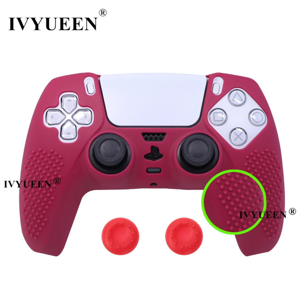 Ivyueen Anti Slip Silicone Skin for PS5 Controller - Smarsty