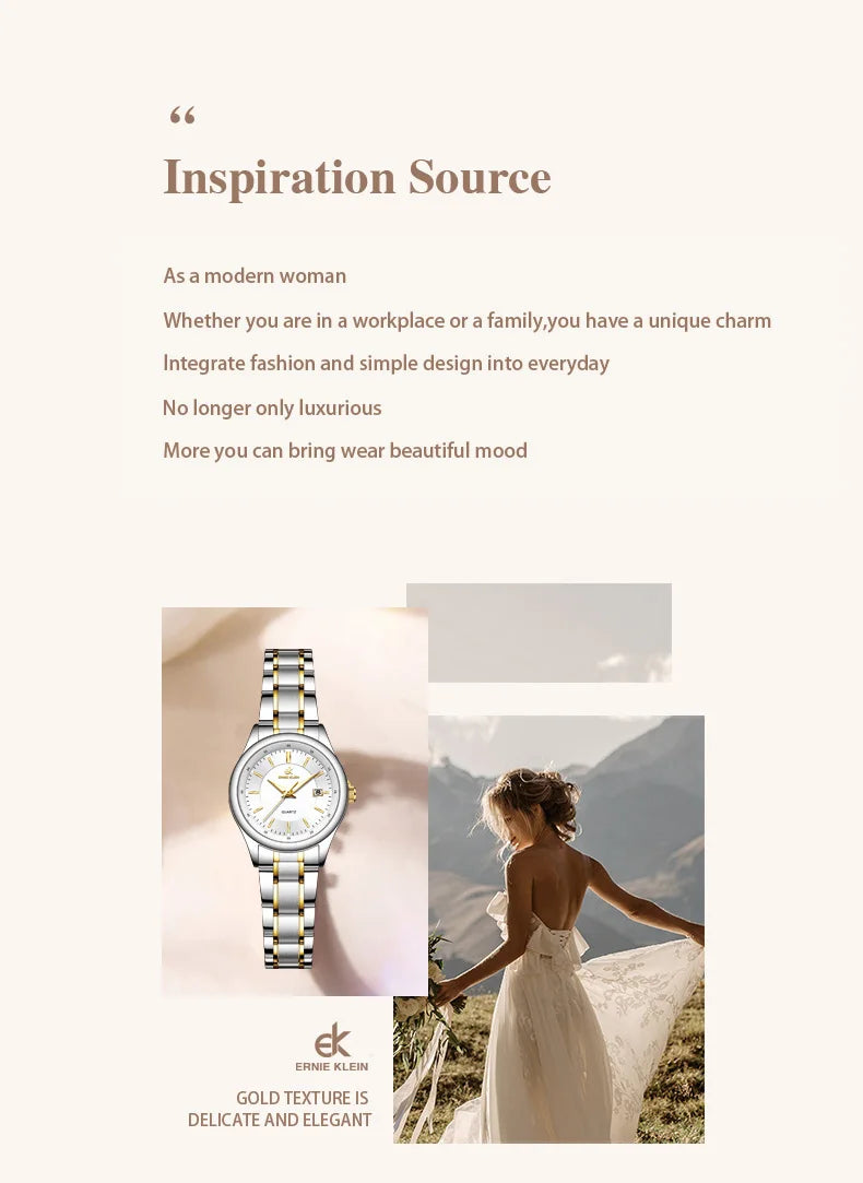 Elegant Waterproof Women's Watch with Luminous Display - Smarsty