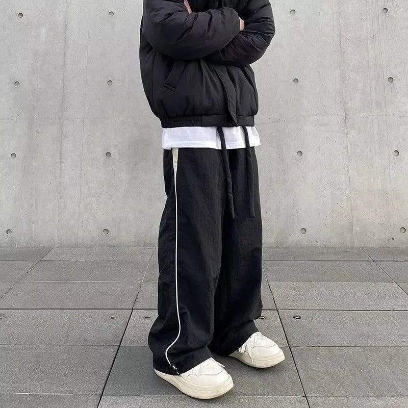 Women Casual Joggers Pants Fashion Streetwear Oversized Sports Wide Leg Pants Hip Hop Y2k Sweatpants High Waist Baggy Trousers - Smarsty