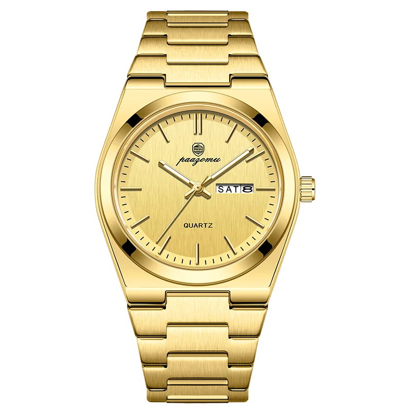 Luxury Waterproof Quartz Men's Watch with Luminous Features - Smarsty