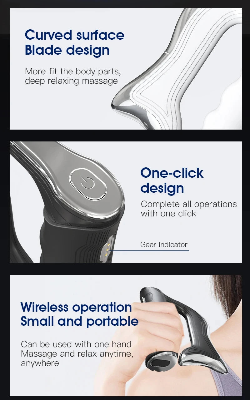 Electric Fascia Knife Massager for Muscle Relaxation - Smarsty