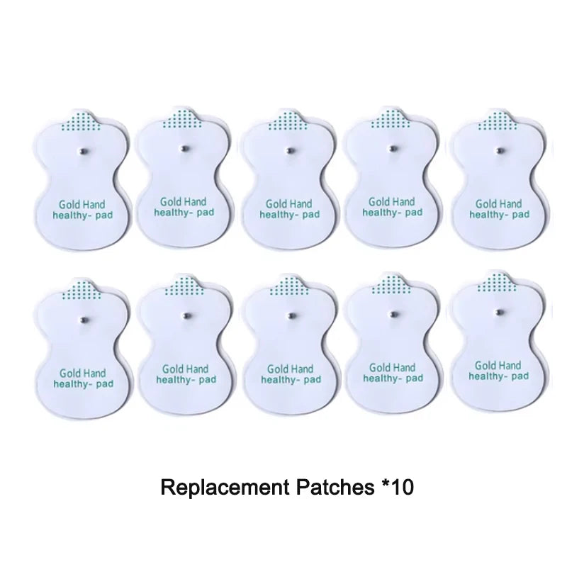 Electric Body Massager with Adjustable Power and 4 Patches - Smarsty