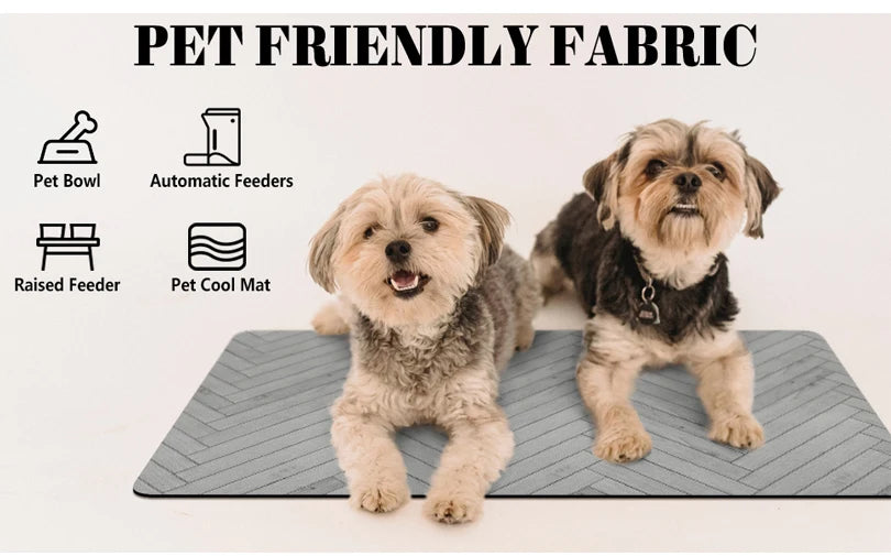 Waterproof Pet Feeding Mat with Quick Dry Feature - Smarsty
