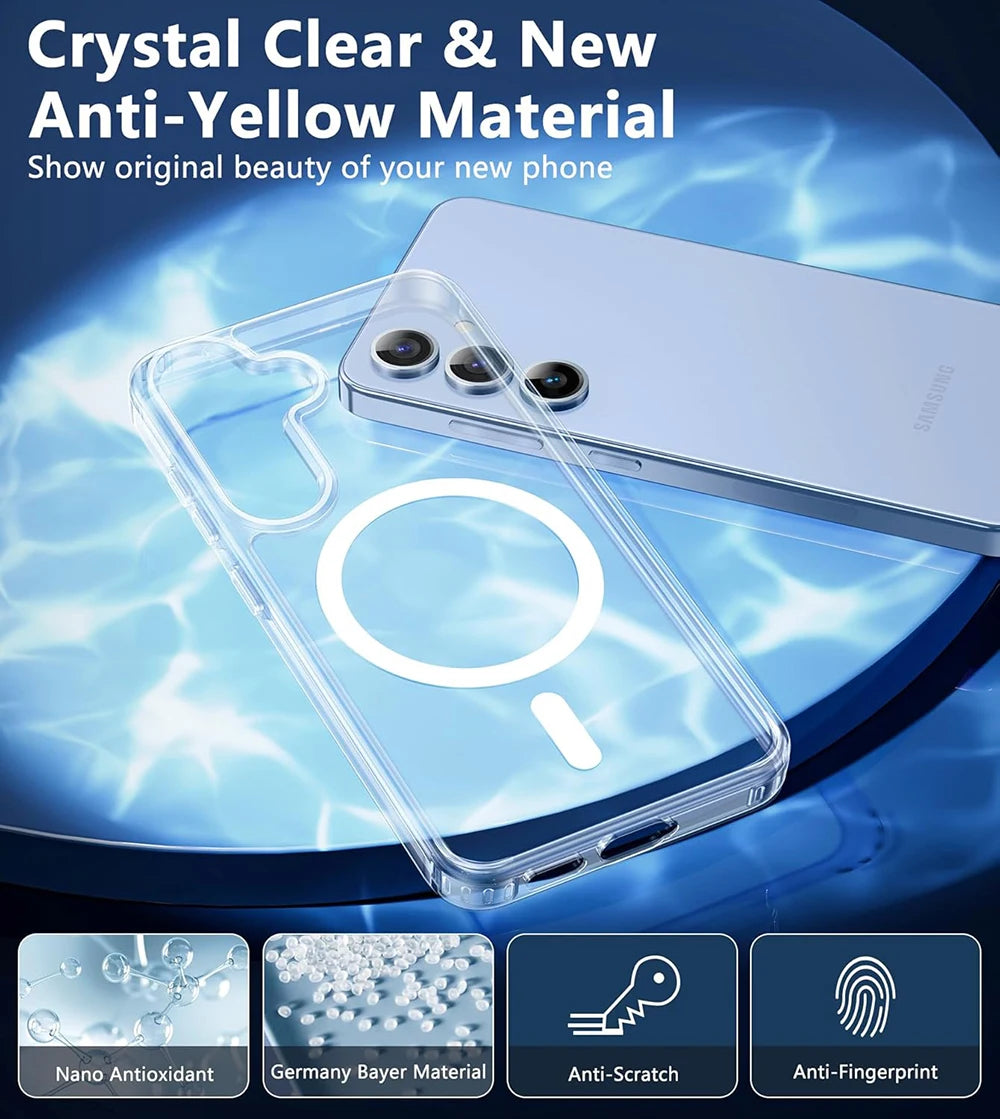 MagSafe Wireless Case For Samsung Galaxy S24 S23 S22 S21 - Smarsty