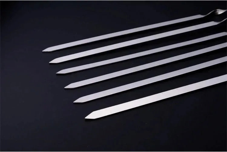Stainless Steel BBQ Skewers Set for Easy Grilling - Smarsty