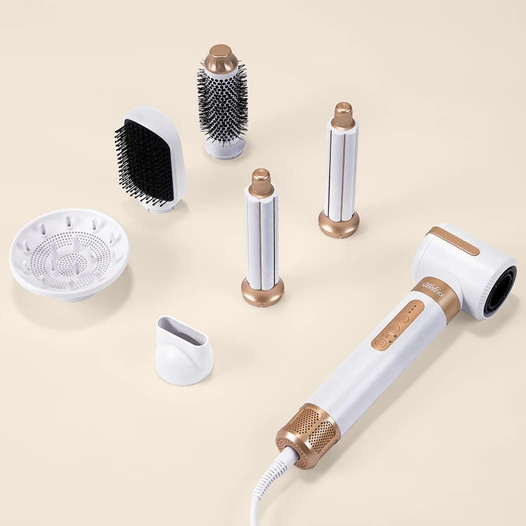 High Speed 7 In 1 Hair Dryer Brush with Diffuser - Smarsty