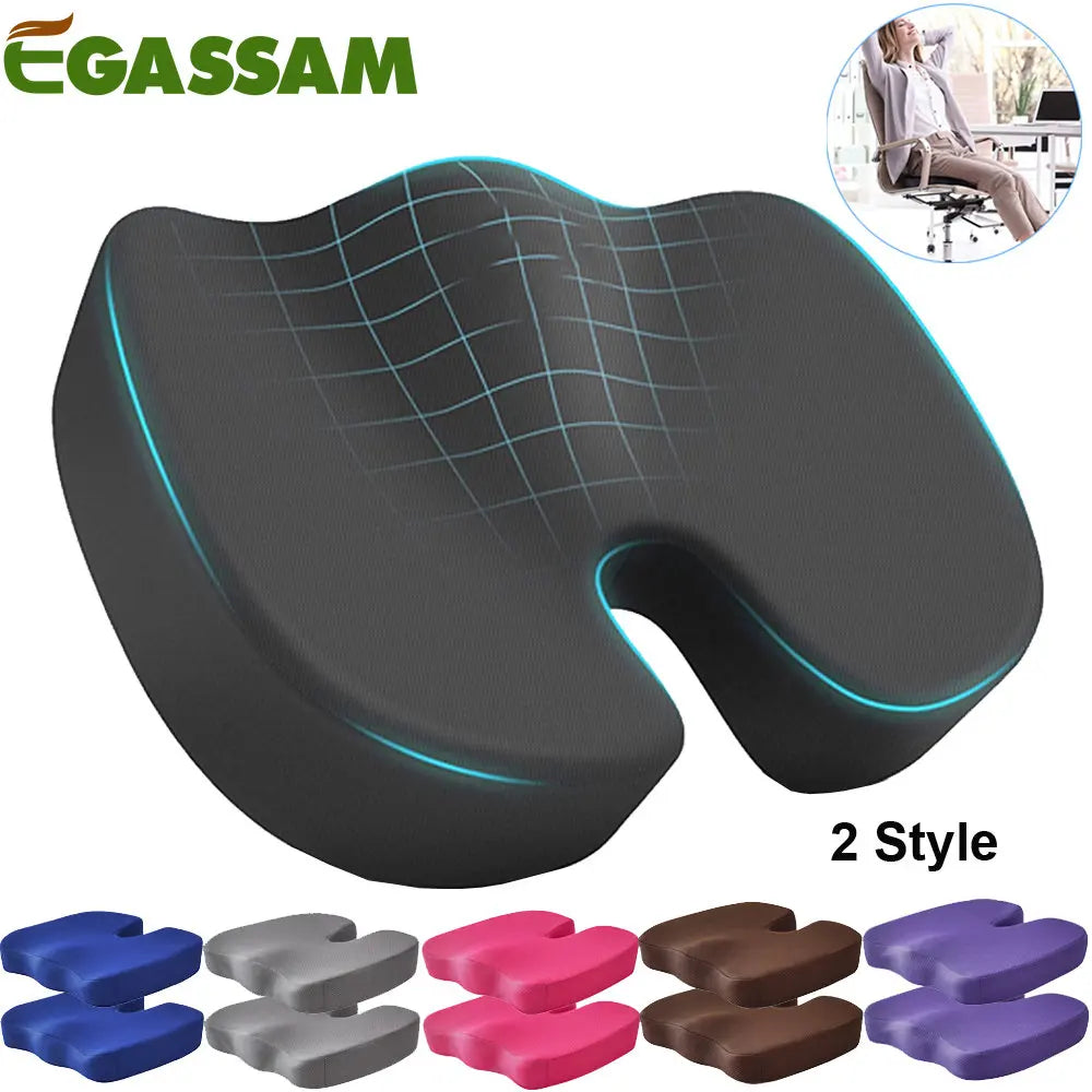 Memory Foam Seat Cushion for Tailbone Pain Relief - Smarsty